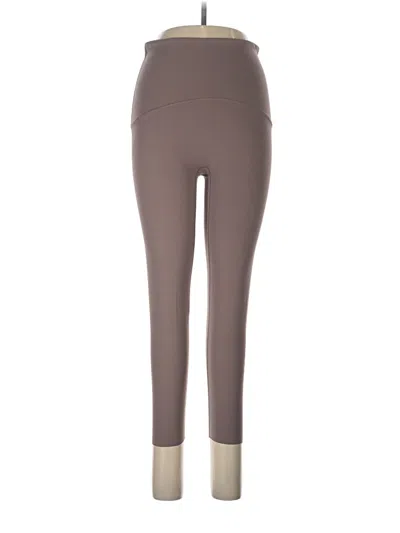 Pre-owned Spanx Active Pants In Brown