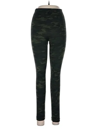 Pre-owned Spanx Active Pants In Green