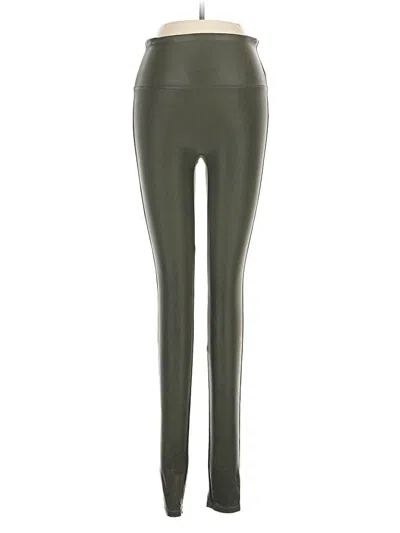 Pre-owned Spanx Active Pants In Green