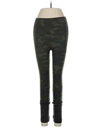 Pre-owned Spanx Active Pants In Green