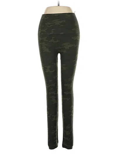 Pre-owned Spanx Active Pants In Green