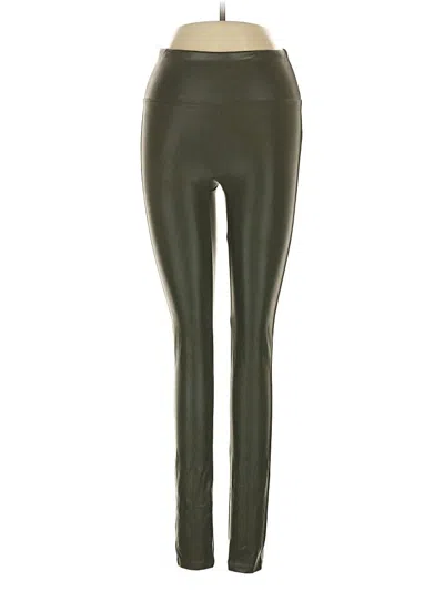 Pre-owned Spanx Active Pants In Green