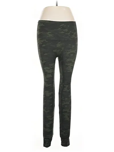 Pre-owned Spanx Active Pants In Green