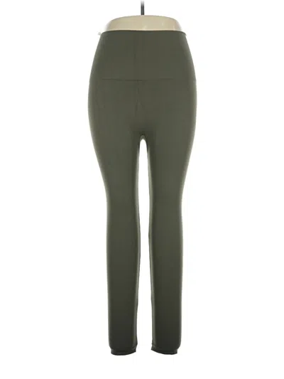 Pre-owned Spanx Active Pants In Green