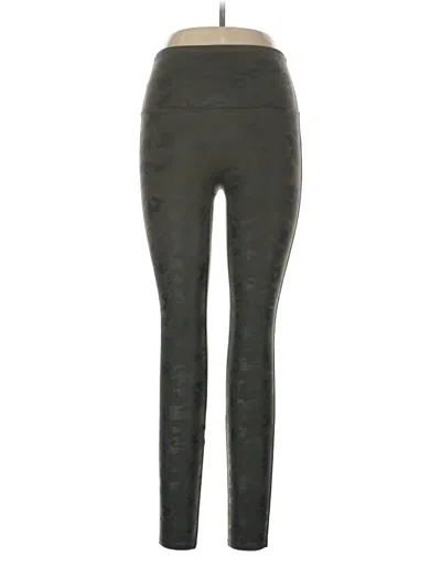 Pre-owned Spanx Active Pants In Green