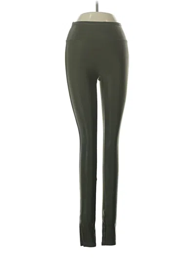 Pre-owned Spanx Active Pants In Green