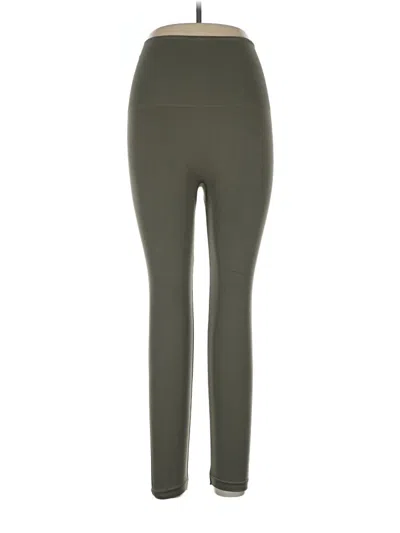 Pre-owned Spanx Active Pants In Green