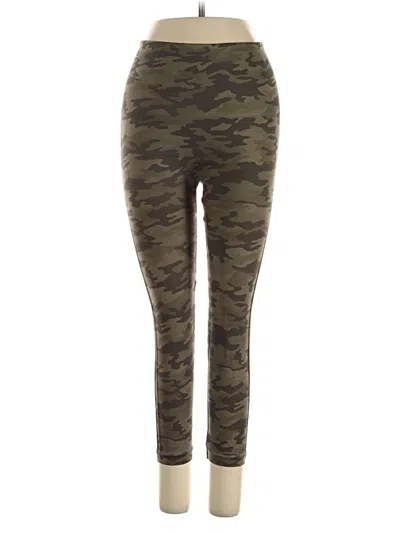 Pre-owned Spanx Active Pants In Green