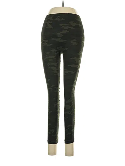 Pre-owned Spanx Active Pants In Green