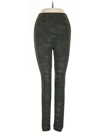 Pre-owned Spanx Active Pants In Green