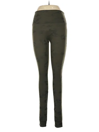 Pre-owned Spanx Active Pants In Green