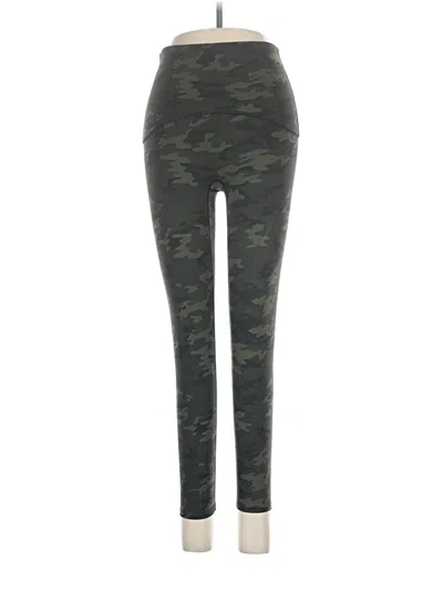 Pre-owned Spanx Active Pants In Green