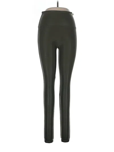 Pre-owned Spanx Active Pants In Green