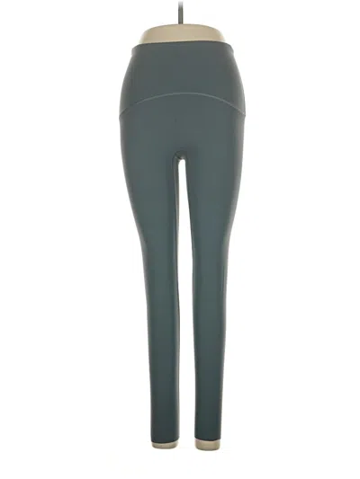 Pre-owned Spanx Active Pants In Green