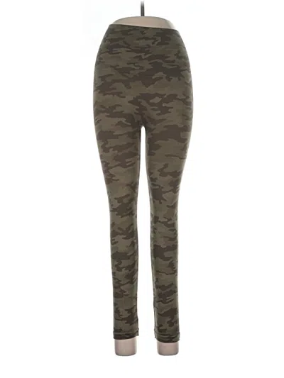 Pre-owned Spanx Active Pants In Green