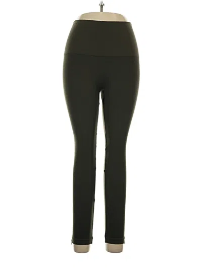 Pre-owned Spanx Active Pants In Green