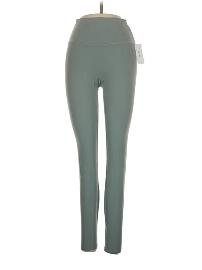 Pre-owned Spanx Active Pants In Green