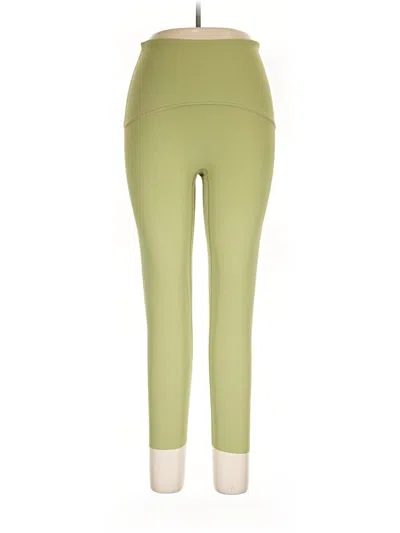 Pre-owned Spanx Active Pants In Green