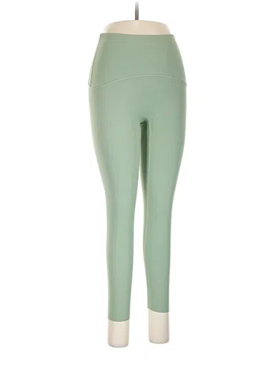 Pre-owned Spanx Active Pants In Green