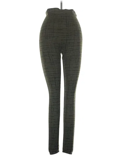 Pre-owned Spanx Active Pants In Green