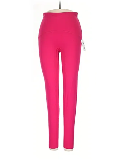 Pre-owned Spanx Active Pants In Pink