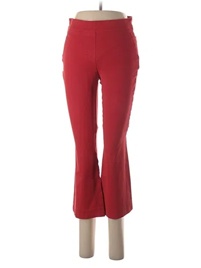 Pre-owned Spanx Active Pants In Red
