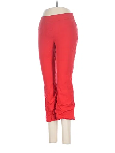 Pre-owned Spanx Active Pants In Red