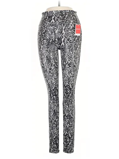 Pre-owned Spanx Active Pants In Silver