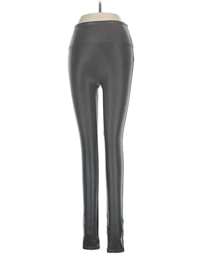 Pre-owned Spanx Active Pants In Silver