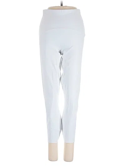 Pre-owned Spanx Active Pants In Silver