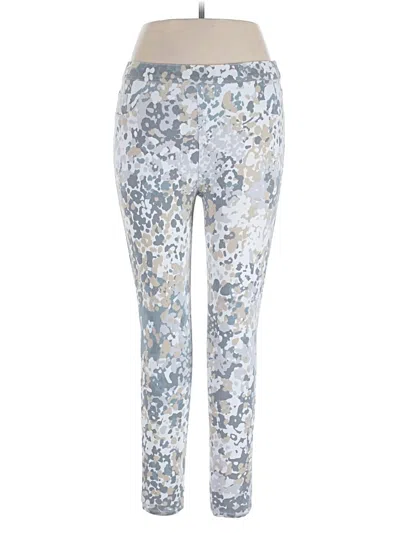 Pre-owned Spanx Active Pants In Silver