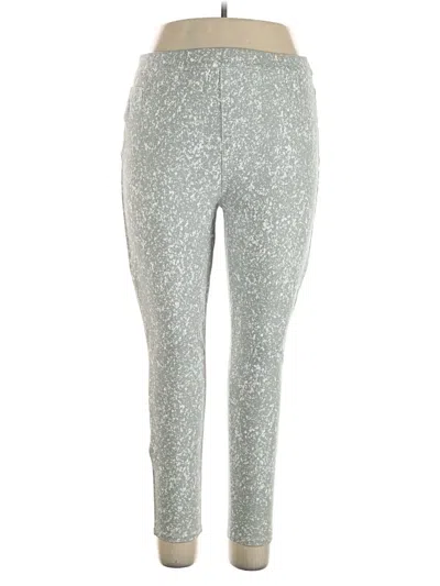 Pre-owned Spanx Active Pants In Silver