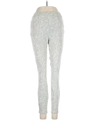 Pre-owned Spanx Active Pants In Silver