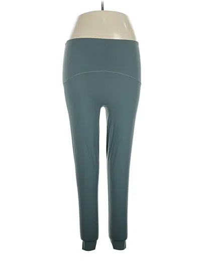 Pre-owned Spanx Active Pants In Teal