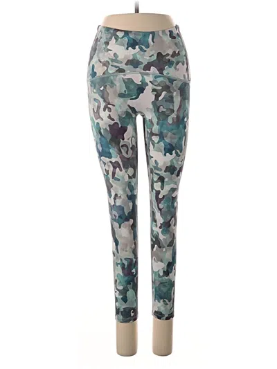 Pre-owned Spanx Active Pants In Teal