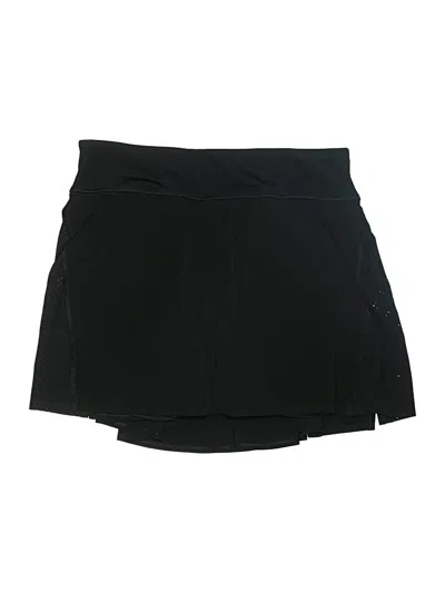Pre-owned Spanx Active Skort In Black