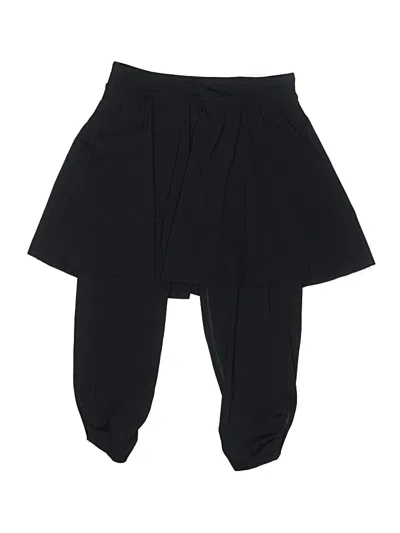 Pre-owned Spanx Active Skort In Black