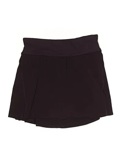 Pre-owned Spanx Active Skort In Burgundy