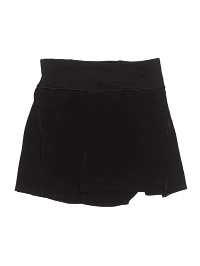 Pre-owned Spanx Active Skort In Burgundy