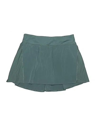 Pre-owned Spanx Active Skort In Green
