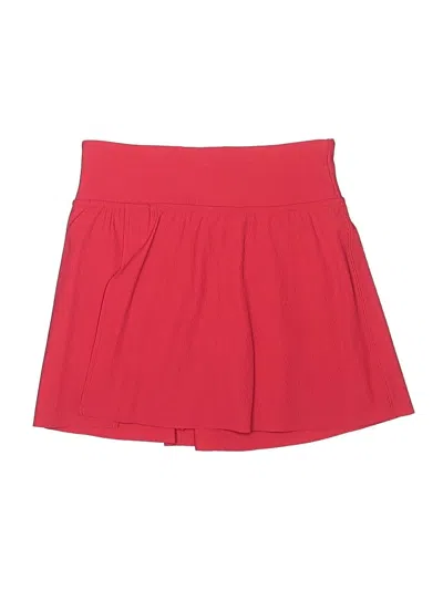 Pre-owned Spanx Active Skort In Red