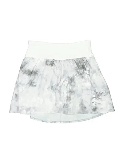 Pre-owned Spanx Active Skort In Silver