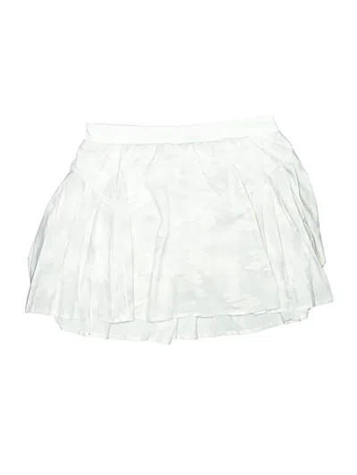 Pre-owned Spanx Active Skort In White