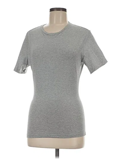 Pre-owned Spanx Active T-shirt In Gray