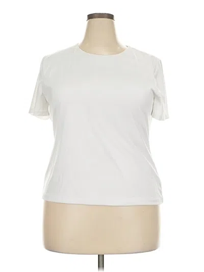 Pre-owned Spanx Active T-shirt In Ivory