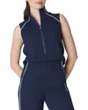 Spanx Ae Airpique Jumpsuit In Blue