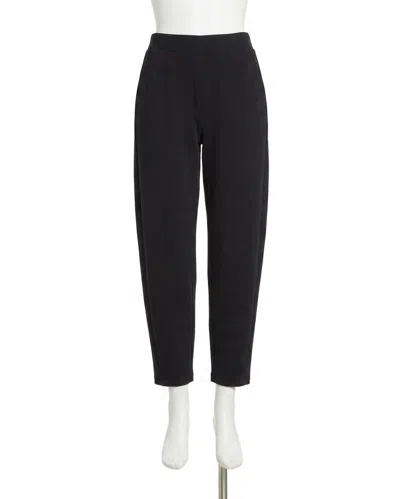 Spanx Air Essentials Barrel Leg Pants In Very Black