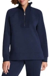 Spanx ® Brushed Half Zip Tunic In Multi