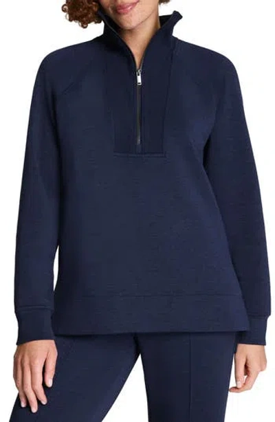 SPANX SPANX® AIR ESSENTIALS BRUSHED HALF-ZIP SWEATSHIRT