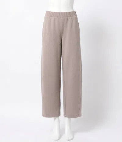 Spanx Air Essentials Luxe Barrel Leg Pants In Coastal Fog In Brown